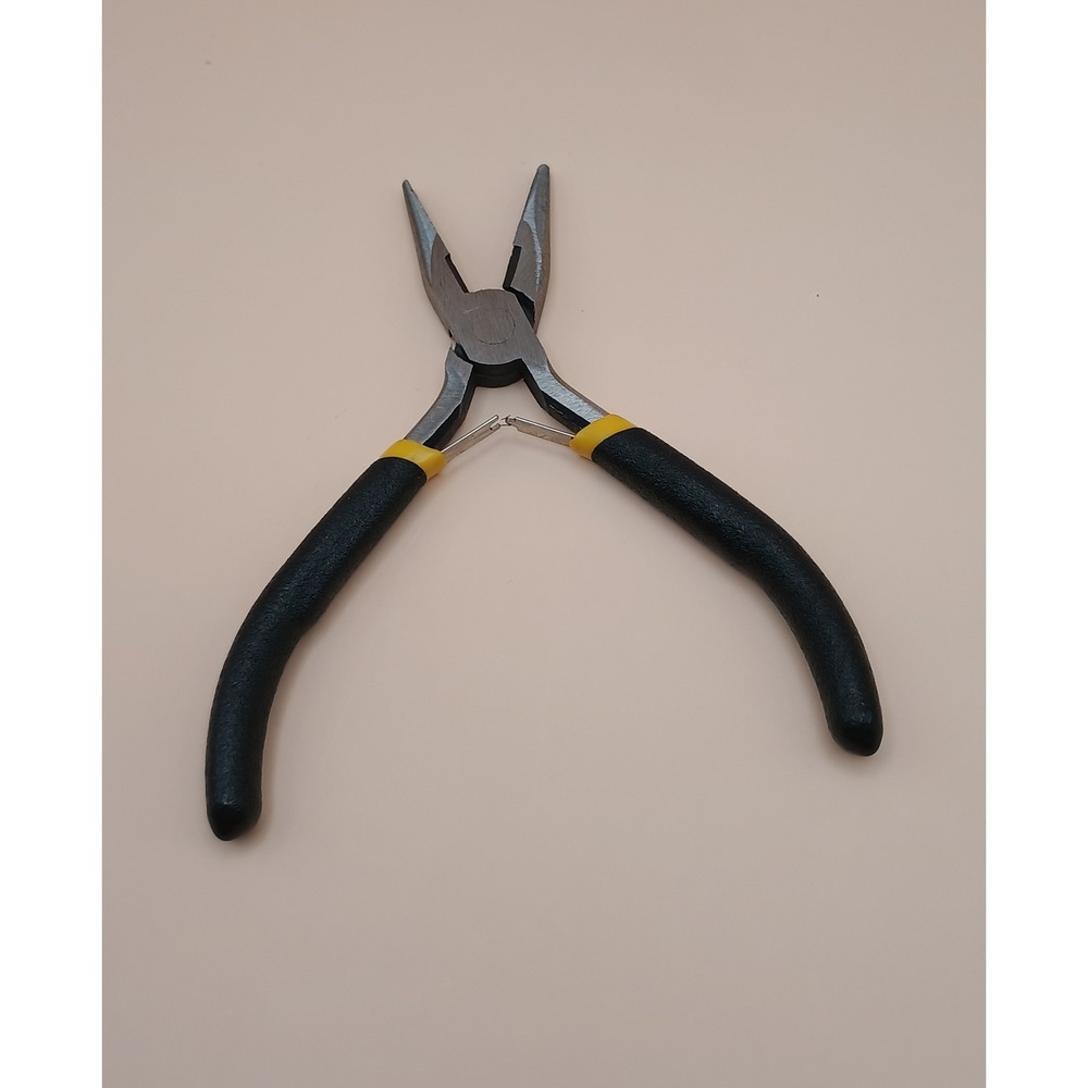 5 Inch Needle Nose Pliers with‎ Wire Cutter Spring Loaded Craft Jewelry Tool